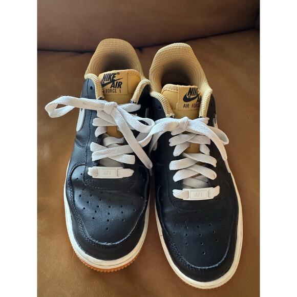 Nike Air Force 1 Low Top "By You" - AQ3778-994 Black / white / gold size size 6 - Picture 2 of 8